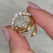 Oval Rosabella Ring Stack Venus Glow_Oval_14k Yellow Gold