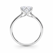 The Tulip Solitaire Oval Lab Diamond Ring